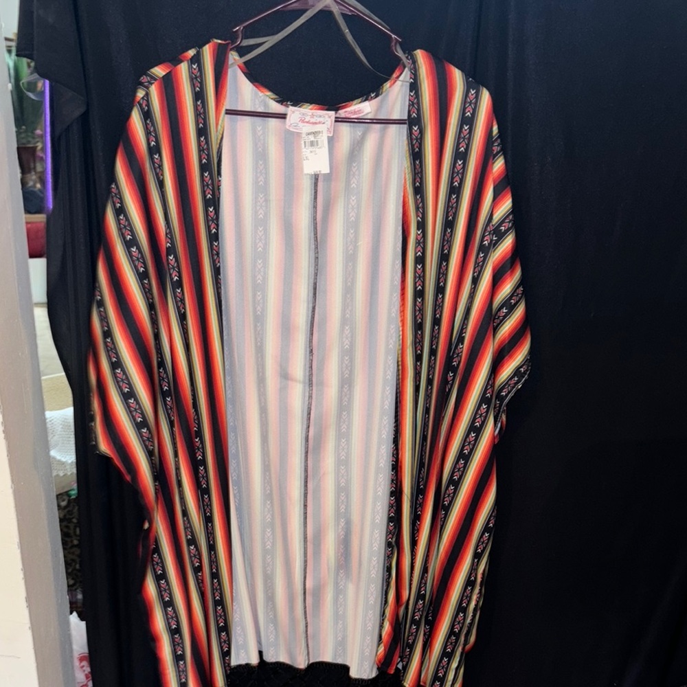 Panhandle Multicolor Striped cardigan